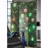 Lit Peacock Room Screen