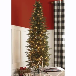 Lit Pencil Fir Tree