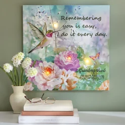 Lit Remembering You Wall Art