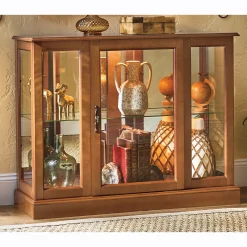 Lit Short Curio Cabinet