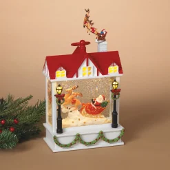 Lit Sleigh Waterglobe