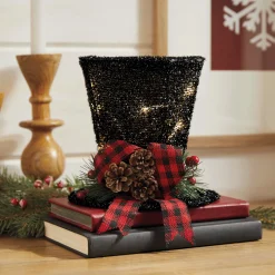 Lit Snowman Hat