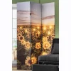 Lit Sunflower Room Screen
