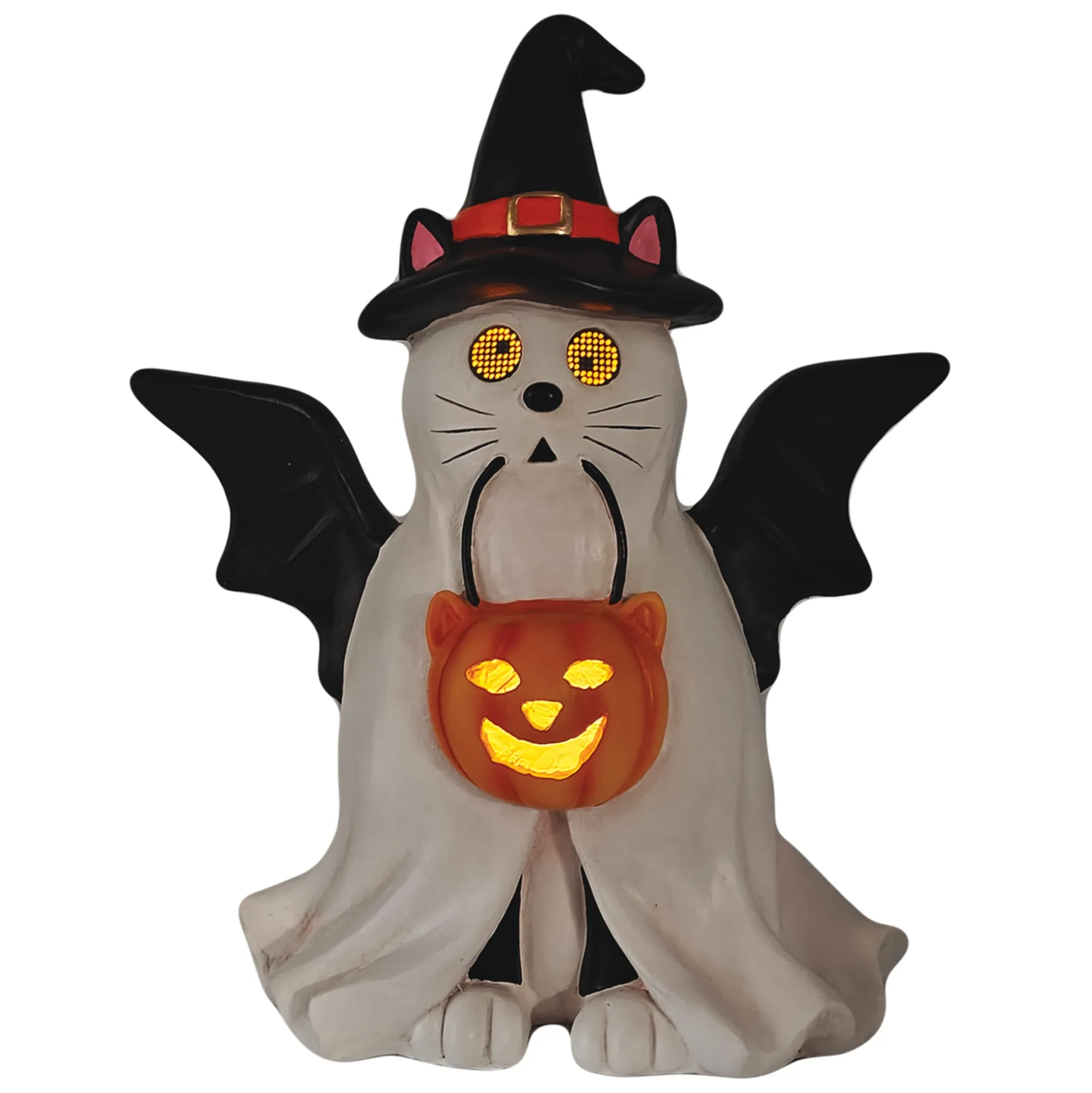 Lit Trick-or-Treat Cat