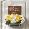 Lit Welcome To Our Home Hanging Arrangement