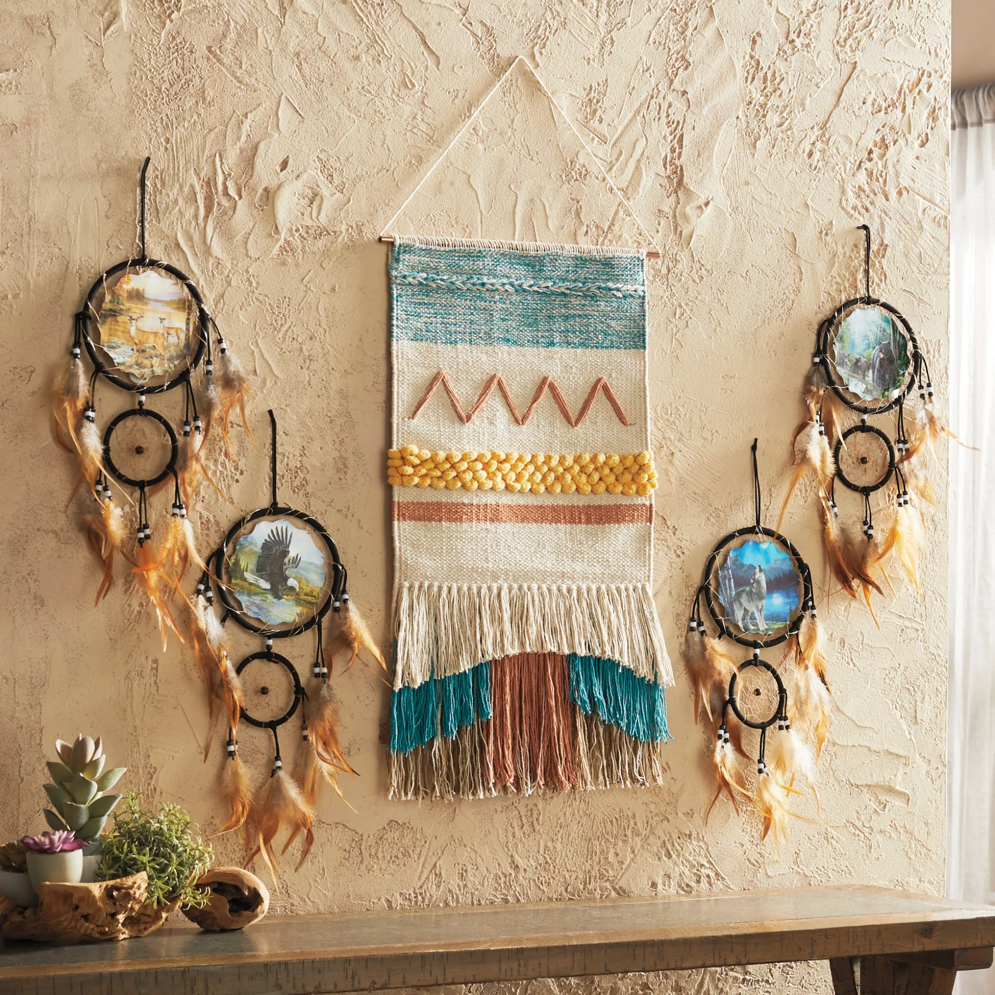 Lit Wildlife Dream Catcher