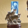 Lit Wildlife Tabletop Décor