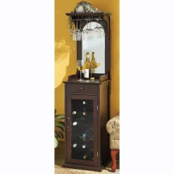 Locking Wine Cabinet