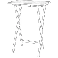 Louis 5-Piece Tray Table Set