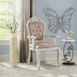 Marble Bird Accent Table