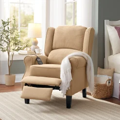 Massage Wingback Recliner with Heat