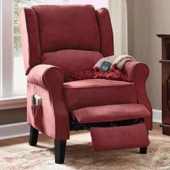 Massage Wingback Recliner with Heat