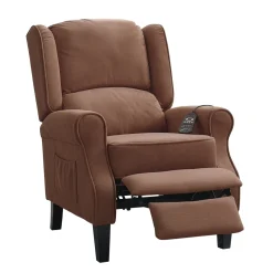 Massage Wingback Recliner with Heat