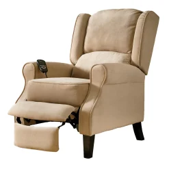 Massage Wingback Recliner with Heat