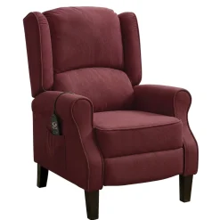 Massage Wingback Recliner with Heat