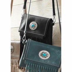 M.C. Handbags Lily Fringe Crossbody