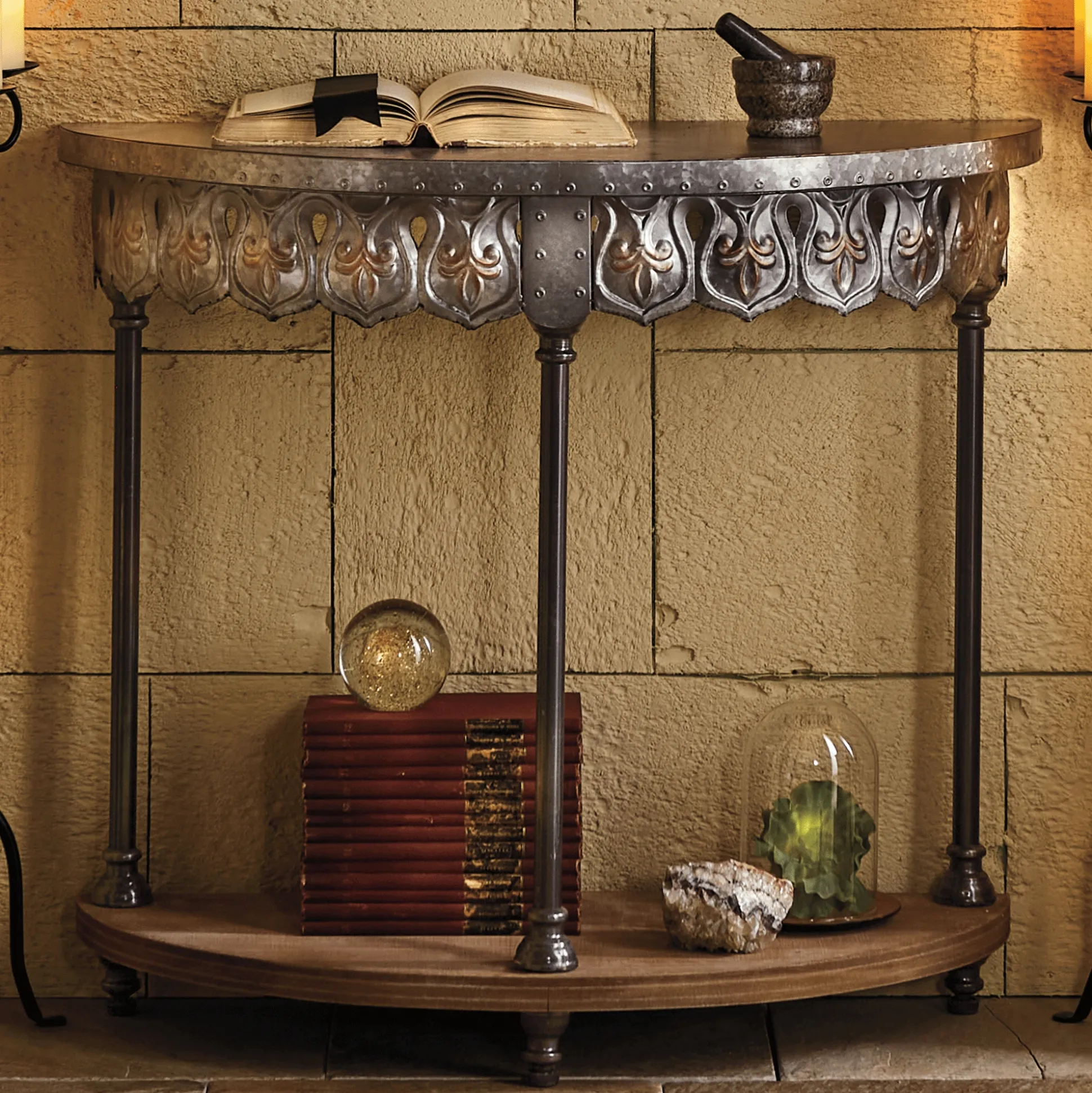 Medieval-Style Console Table