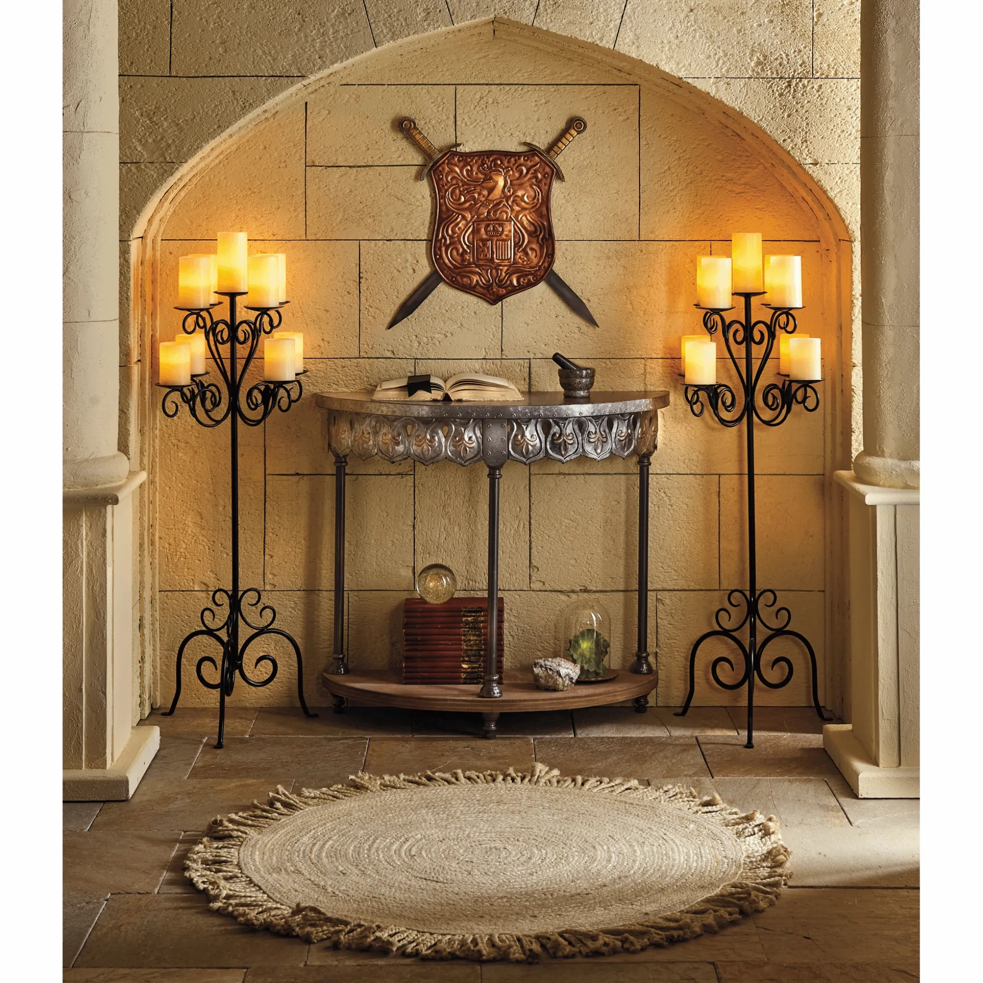 Medieval-Style Console Table