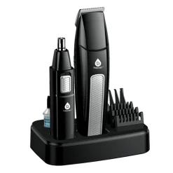 Men's Grooming Kit with Stand