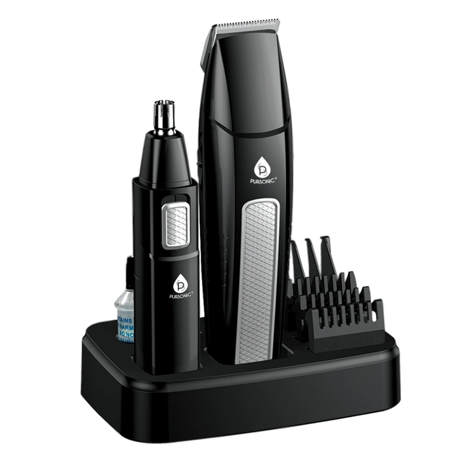 Men's Grooming Kit with Stand