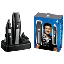 Men's Grooming Kit with Stand