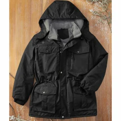 Men's Hooded Colorblock Insulated Parka