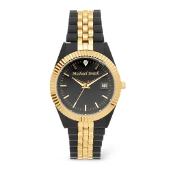Men's or Women's Personalized Watch with Diamond Accent
