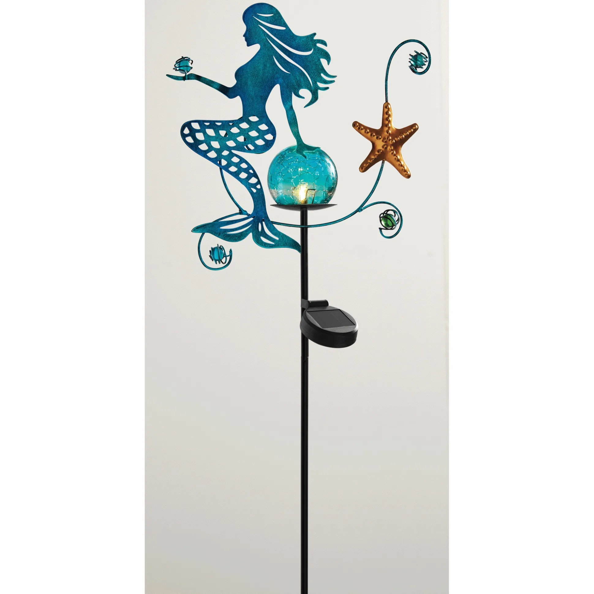 Mermaid Solar Stake