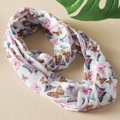 Mesh Infinity Butterfly Scarf