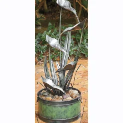 Metal Leaf Fountain