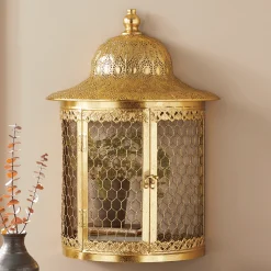 Metal Moroccan Wall Cabinet