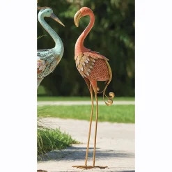 Metal Statement Bird Sculpture