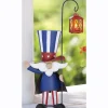 Metal Uncle Sam with Lantern