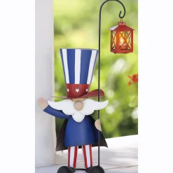Metal Uncle Sam with Lantern