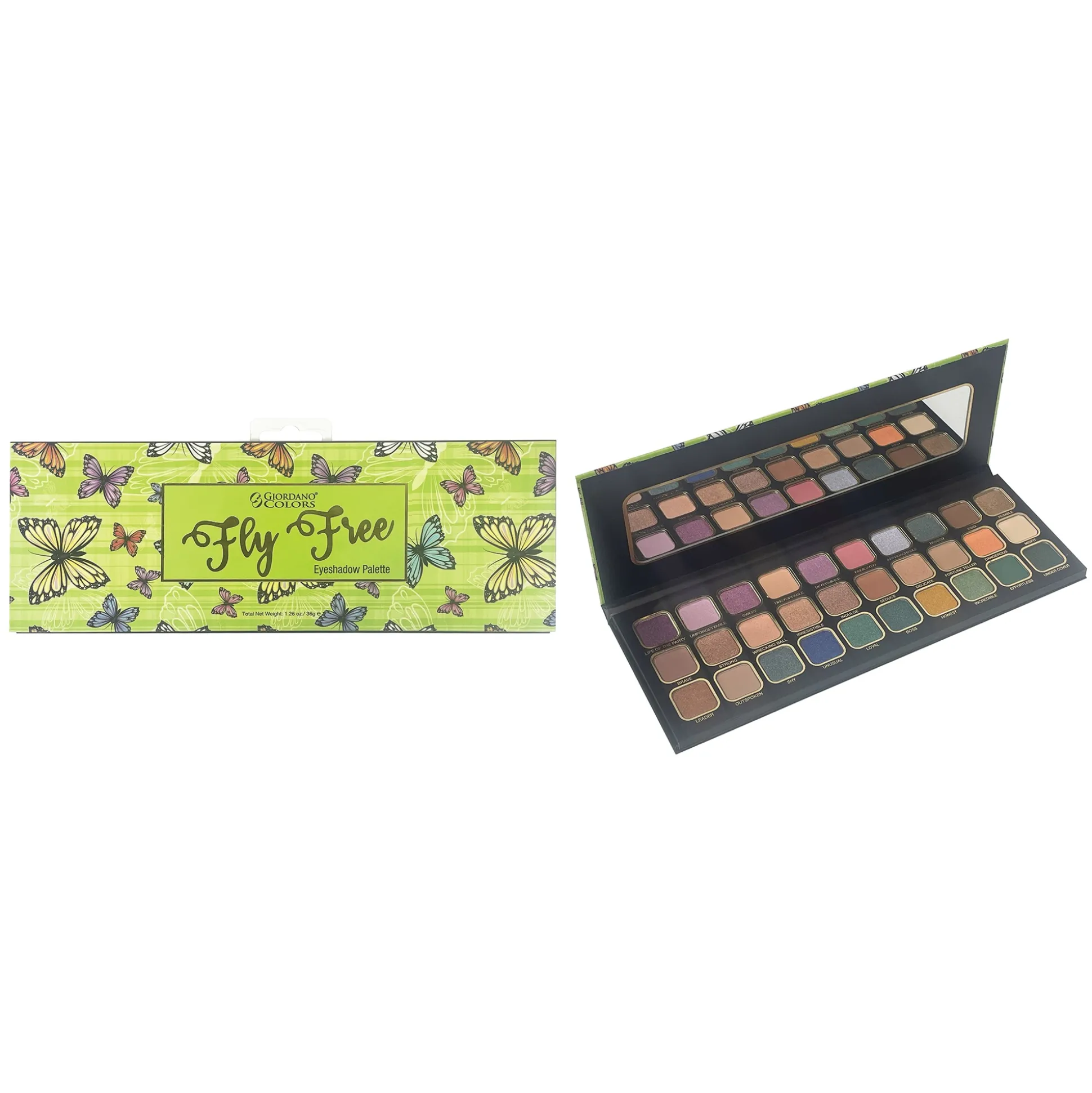 Michael Giordano Fly Free Eyeshadow Palette