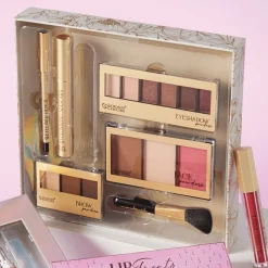 Michael Giordano Makeup Essentials Set with Eyeliner, Mascara, Lipstick and More