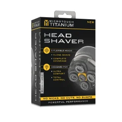 Microtouch Titanium Rechargeable Head Shaver