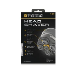 Microtouch Titanium Rechargeable Head Shaver
