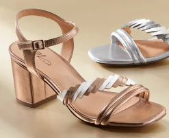Midnight Velvet Metallic Multi Sandal
