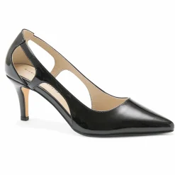 Midnight Velvet Women's Metallic Pump with Cutouts