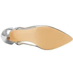 Midnight Velvet Women's Metallic Pump with Cutouts