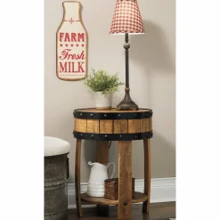 Milk Bottle Burlap Wall Art