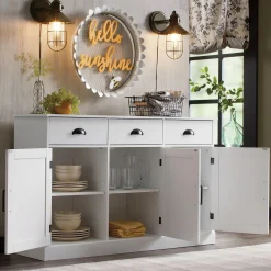 Miller Shaker-Style Sideboard Buffet Cabinet