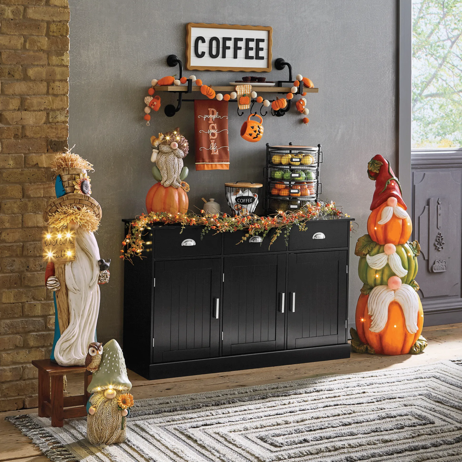 Miller Shaker-Style Sideboard Buffet Cabinet