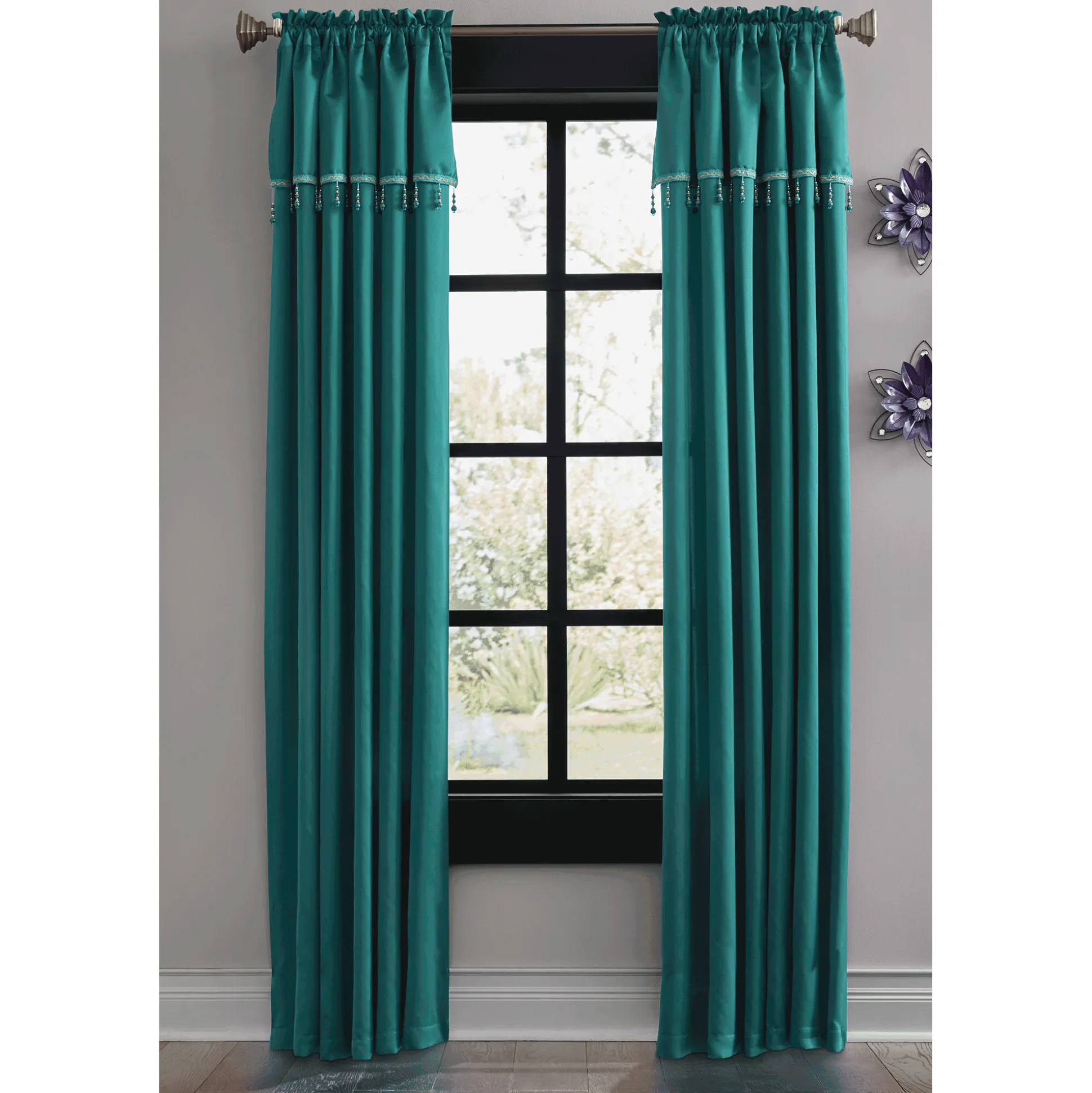 Miranda Beaded-Trim Panel