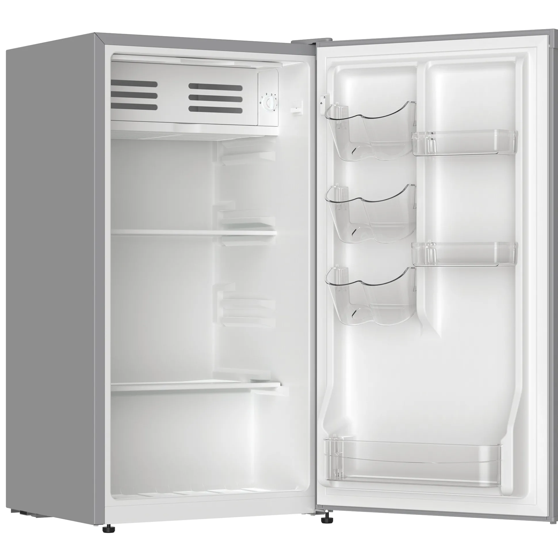 Montgomery Ward 3.2 cu. ft. Contemporary Fridge/Freezer, Gray or Blue