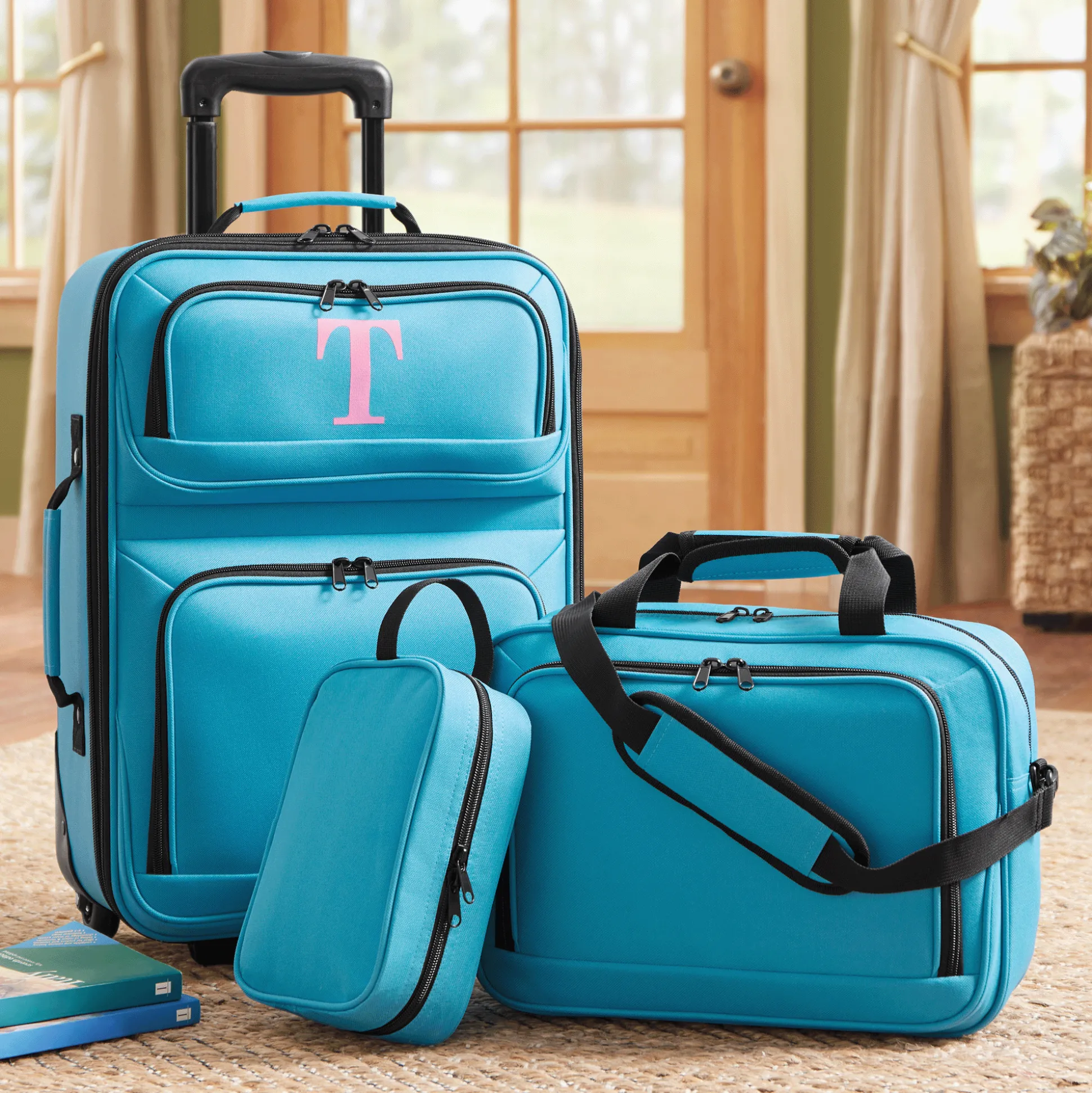 Montgomery Ward Personalized 3-Piece Soft-Sided Carry-On Set