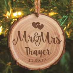 Mr. & Mrs. Personalized Ornament