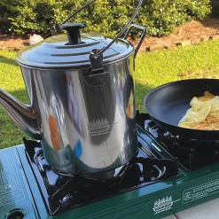 Mr. Outdoors 2-in-1 Double Butane Stove with Griddle