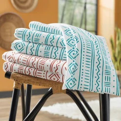 Mudcloth-Style Printed Microfiber Sheets